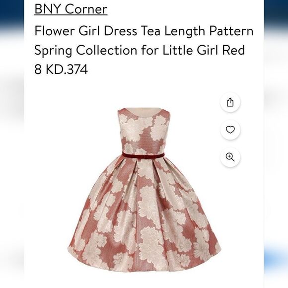 Kids Dream Shimmer Holiday Dress - Picture 6 of 7